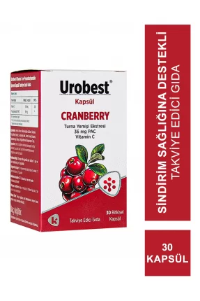 Urobest Cranberry 30 Kapsül