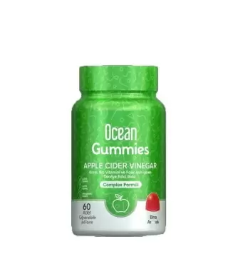 Ocean Gummies Apple Cider Vinegar 60 Yumuşak Tablet