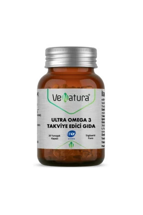 VeNatura Ultra Omega 3 Takviye Edici Gıda 30 Kapsül