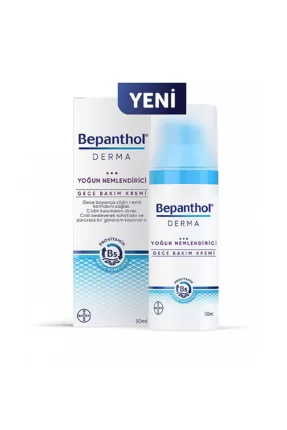 Bepanthol Derma Gece Bakım Kremi Yoğun Nemlendirici 50 ml