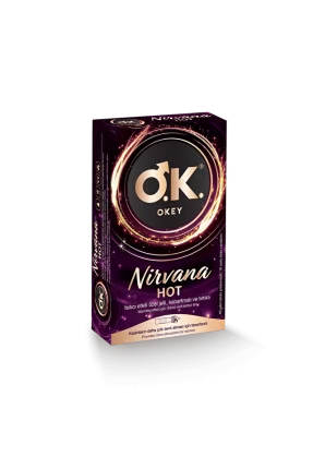 Okey Nirvana Hot Prezervatif 10 Adet