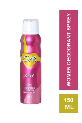 She İs Fun For Women Deodorant Sprey 150 ml