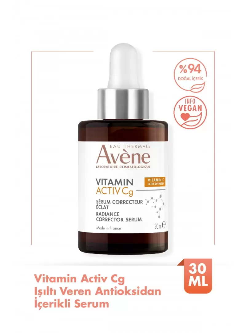 Avene Vitamin Activ Cg Serum ( Işıltı Veren Antioksidan Serum ) 30 ml (S.K.T 08-2026)