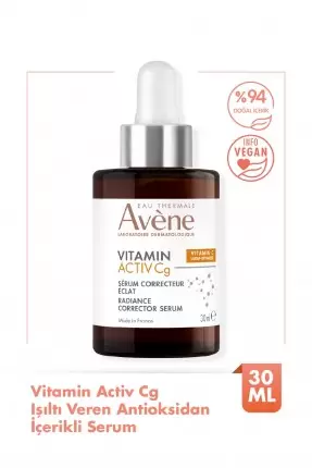 Avene Vitamin Activ Cg Serum ( Işıltı Veren Antioksidan Serum ) 30 ml (S.K.T 08-2026)