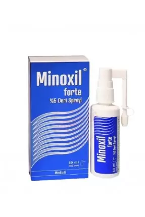 Minoxil Forte %5 Deri Spreyi 60 ml