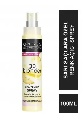 John Frieda Go Blonder Lightening Spray 100 ml Sarı Saçlara Özel Renk Açıcı Sprey