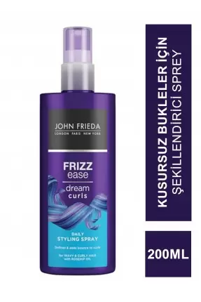 John Frieda Frizz Ease Dream Curls Styling Spray ( Kusursuz Bukleler İçin Şekillendirici Sprey ) 200 ml