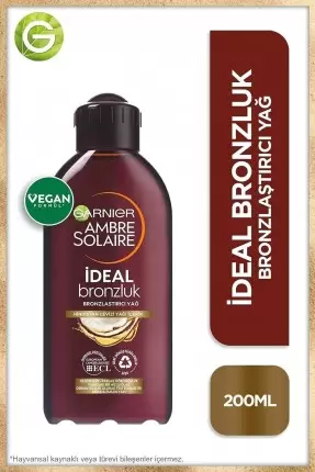 Garnier Ambre Solaire İdeal Bronzluk Bronzlaştırıcı Yağ 200 ml