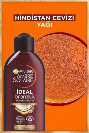 Garnier Ambre Solaire İdeal Bronzluk Bronzlaştırıcı Yağ 200 ml