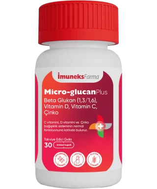 İmuneks Micro-Glucan Plus Beta Glukan 30 Kapsül