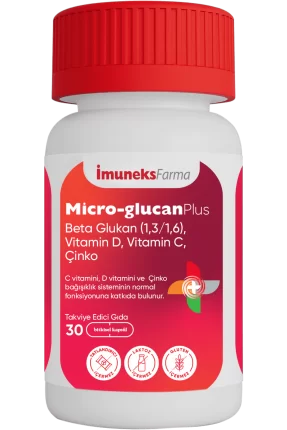 Imuneks Micro-Glucan Plus Beta Glukan 30 Kapsül