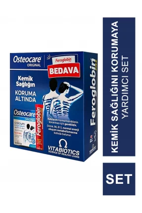 Vitabiotics Osteocare Original 30 Tablet + Feroglobin Fizz 20 Efervesan Tablet