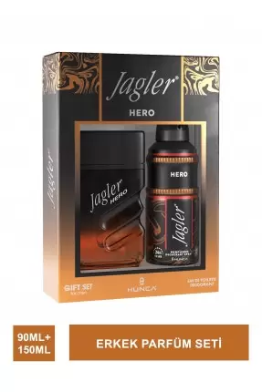 Jagler Hero Erkek Parfüm Seti 90 ml EDT + 150 ml Deodorant