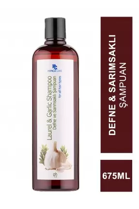 Hunca Care Defne & Sarımsaklı Şampuan 675 ml (S.K.T 02-2025)