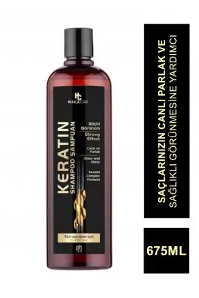 Hunca Care Keratin Şampuan 675 ml (S.K.T 01-2025)