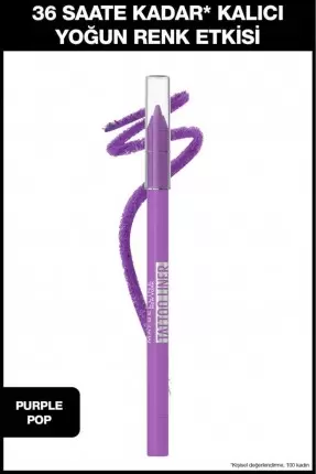 Maybelline New York Tattoo Liner Jel Göz Kalemi - 801 Purple Pop