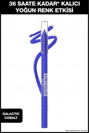 Maybelline New York Tattoo Liner Jel Göz Kalemi - 819 Galactic Cobalt