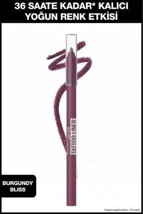 Maybelline New York Tattoo Liner Jel Göz Kalemi - 818 Berry Bliss