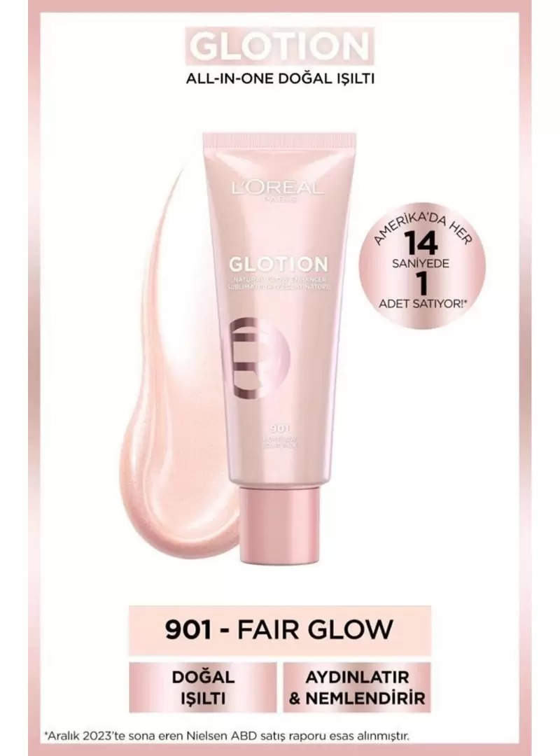 Loreal Paris Glotion All-In-One Doğal Işıltı - 901 Fair Glow