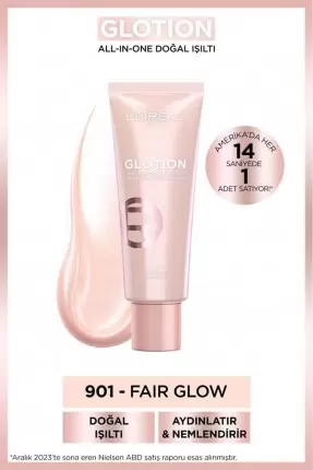 Loreal Paris Glotion All-In-One Doğal Işıltı - 901 Fair Glow