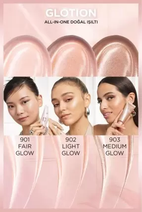 Loreal Paris Glotion All-In-One Doğal Işıltı - 901 Fair Glow