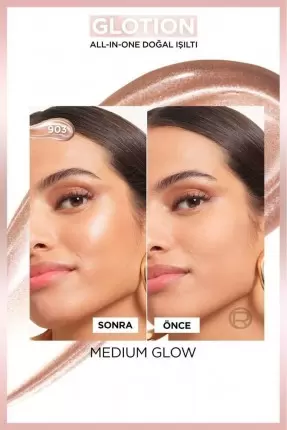 Loreal Paris Glotion All-In-One Doğal Işıltı - 903 Medium Glow