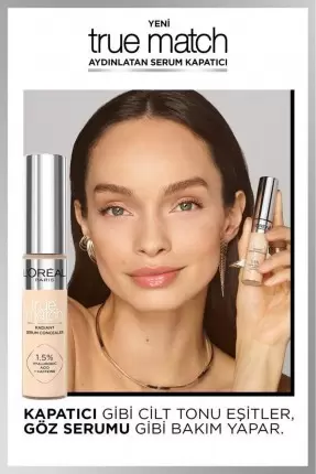 Loreal Paris True Match Aydınlatan Serum Kapatıcı - 1N Light