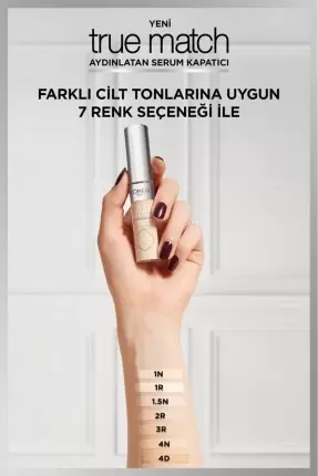 Loreal Paris True Match Aydınlatan Serum Kapatıcı - 1R Light