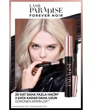 Loreal Paris Lash Paradise Maskara - Forever Noir