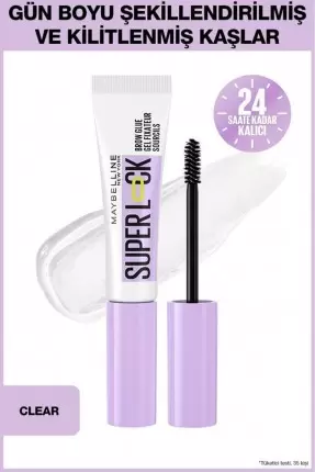 Maybelline New York Super Lock Brow Glue Kaş Sabitleyici Maskara