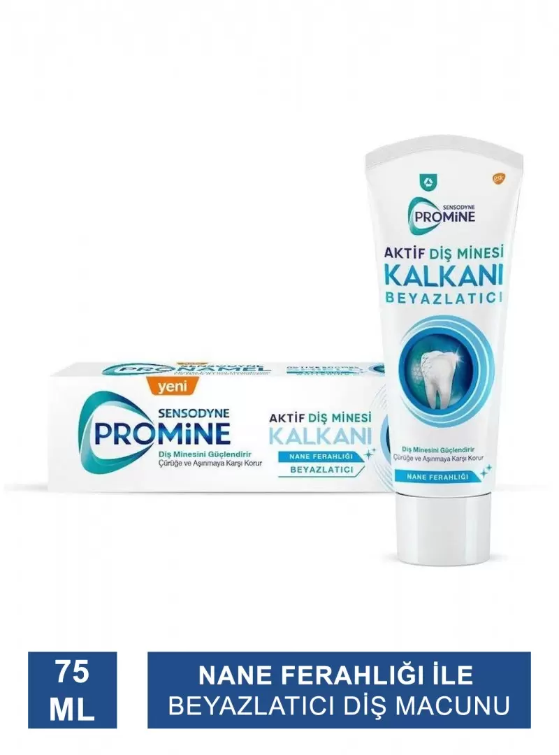 Outlet - Sensodyne Promine Aktif Diş Minesi Kalkanı Diş Macunu 75 ml