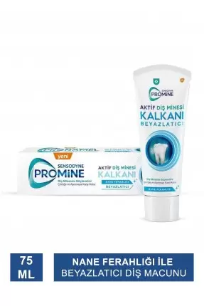 Outlet - Sensodyne Promine Aktif Diş Minesi Kalkanı Diş Macunu 75 ml