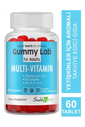 Outlet - Suda Vitamin Gummy Lab Multi-Vitamin for Adult 60 Yumuşak Kapsül