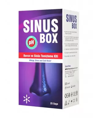 Sinus Box Burun ve Sinüs Temizleme Kiti 25 Saşe