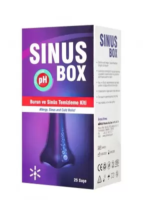 Sinus Box Burun ve Sinüs Temizleme Kiti 25 Saşe