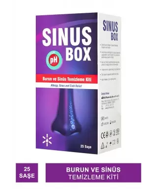 Sinus Box Burun ve Sinüs Temizleme Kiti 25 Saşe