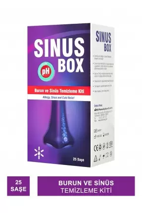 Sinus Box Burun ve Sinüs Temizleme Kiti 25 Saşe