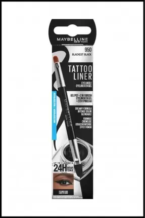 Maybelline New York Tattoo Liner Gel Pot Eyeliner- 950 Black Siyah