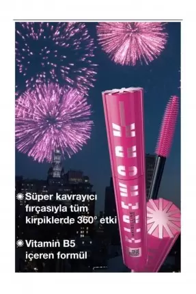 Maybelline New York Lash Sensational Firework Maskara - Black 10ml