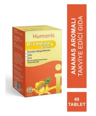 Humanis Bromelain+Krom 60 Tablet