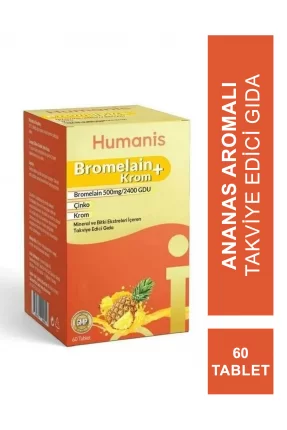 Humanis Bromelain+Krom 60 Tablet