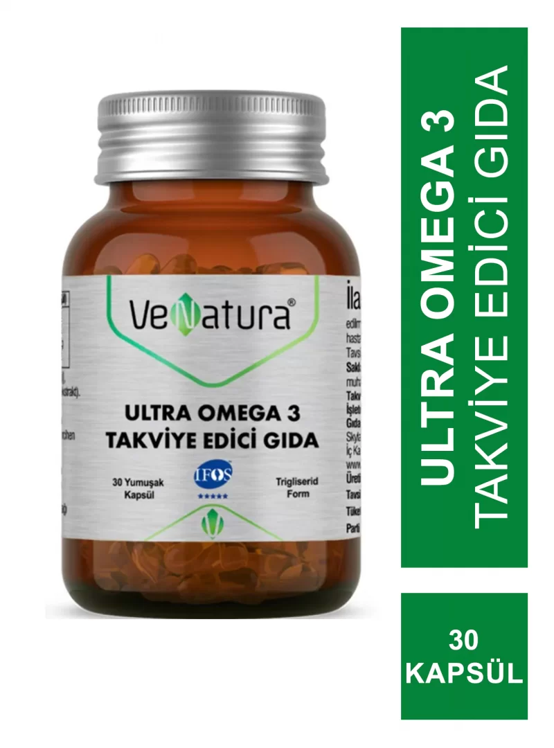 VeNatura Ultra Omega 3 Takviye Edici Gıda 30 Kapsül