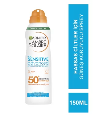 Garnier Ambre Solaire Sensitive Advaned Spf 50+ Mist 150 ml