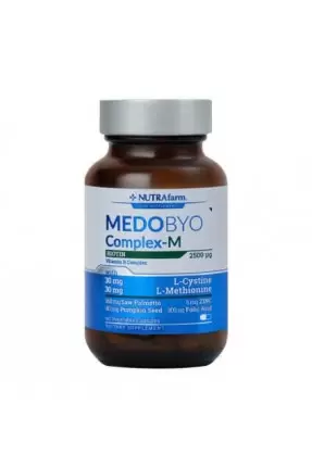 Dermoskin NutraFarm Medobyocomplex-M Biotin 60 Kapsül