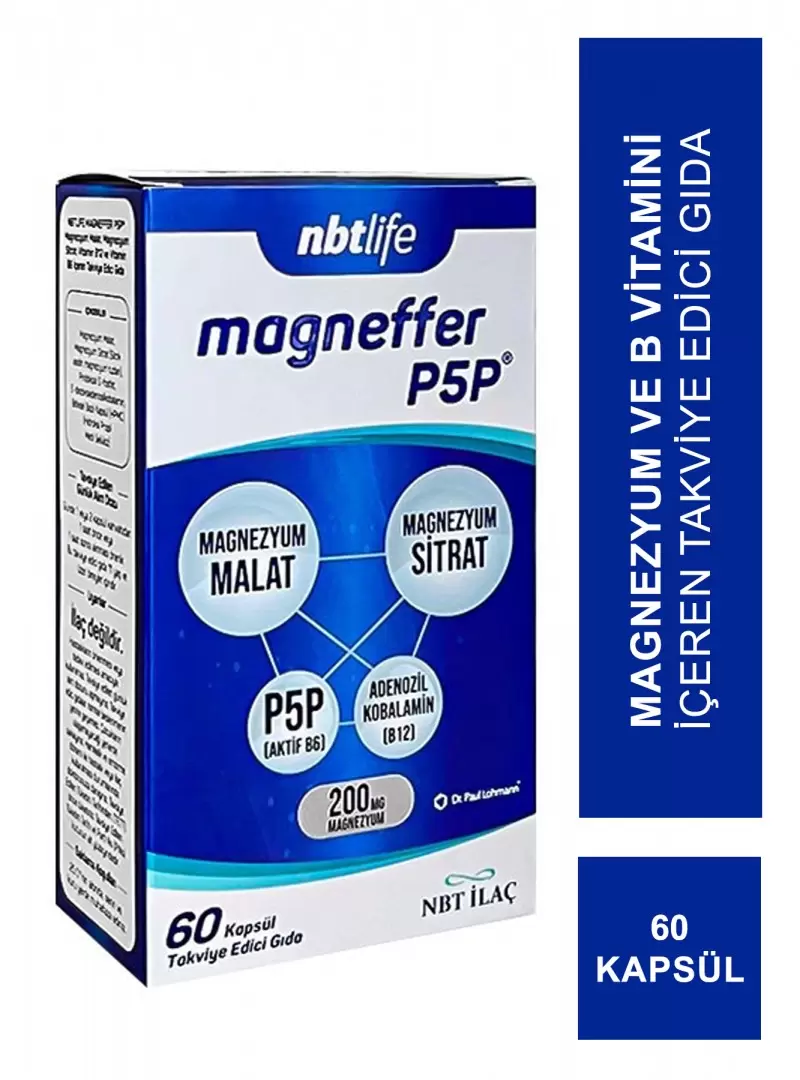 Nbt Life Magneffer P5P 60 Kapsül