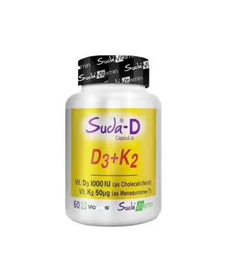 Suda Vitamin Suda-D D3+K2 Takviye Edici Gıda 60 Kapsül