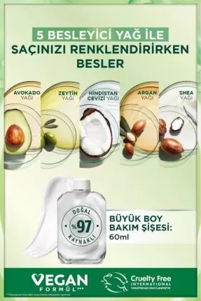 Garnier Nutrisse Yoğun Besleyici Kalıcı Krem Saç Boyası 6N Doğal Koyu Kumral