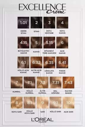 Loreal Paris Excellence Creme 8 Koyu Sarı Saç Boyası