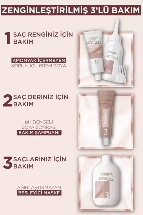 Loreal Paris Excellence Creme Nude Renkler Saç Boyası – 6u Nude Koyu Kumral