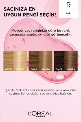 Loreal Paris Excellence Creme Saç Boyası 9 Sarı